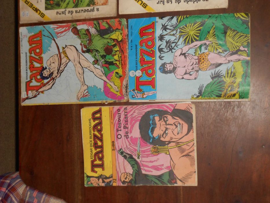 Revistas Tarzan antigas 1974 e 1980-81