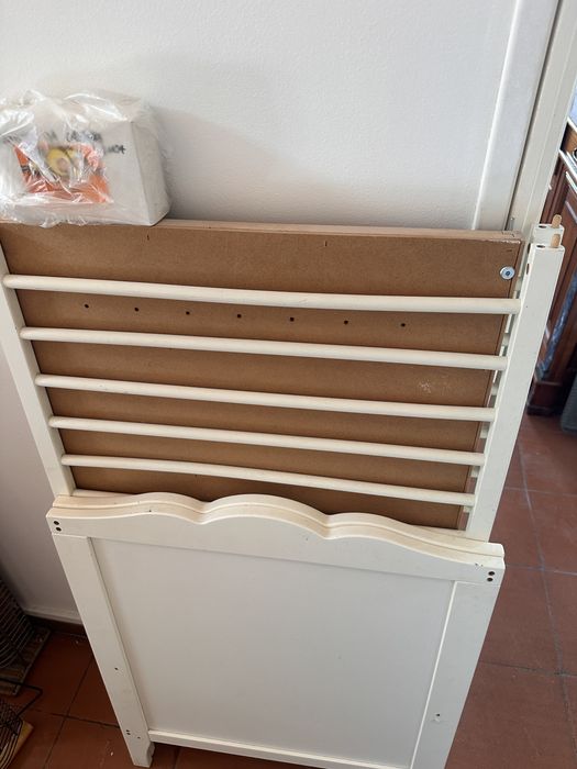 Berco ikea desmontado branco com colchao