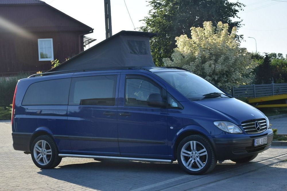 Mercedes-Benz Vito 2.2 CDI Long Kamper Van Klima Łóżko 4 Osobowy 2 KPL KÓŁ Sprowadzony