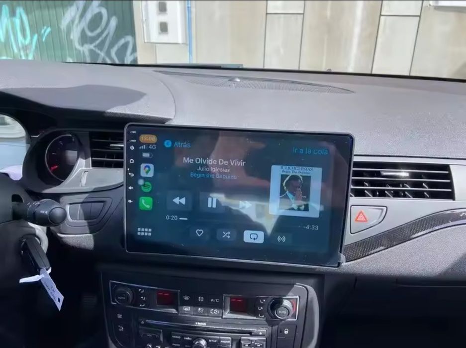 Rádio Citroën C5 Android 14 com GPS