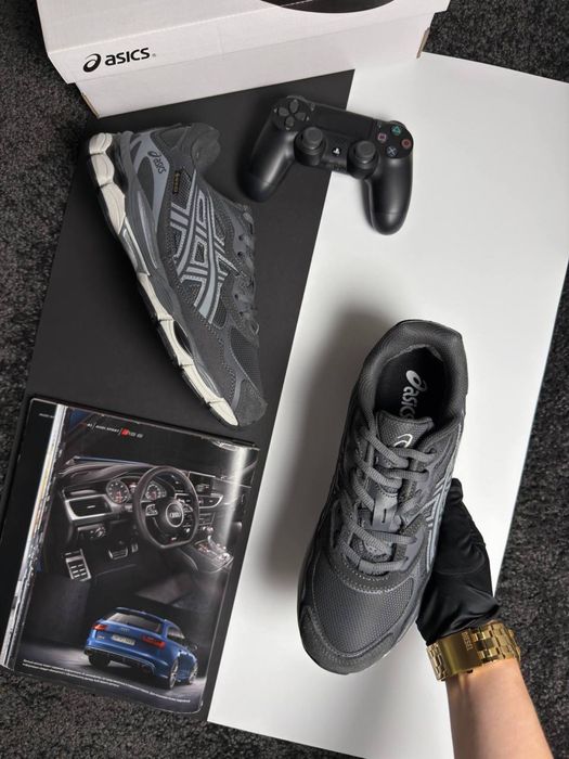 Мужские кроссовки асикс гель ник ASICS Gel-NYC GTX Grey White [41-46]