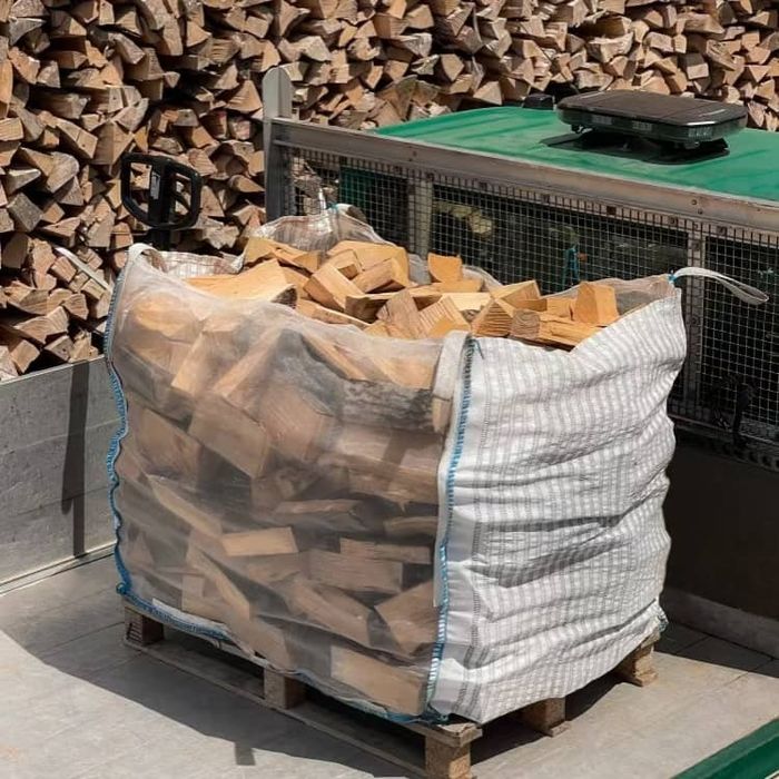 Big bags ventilados para lenhas