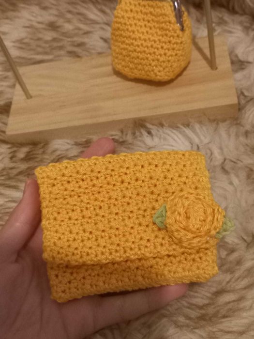 Conjunto de porta moedas e porta cartões