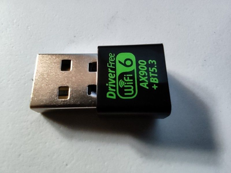 Adaptador USB AX900 WiFi 6 + Bluetooth 5.3 – 2 em 1, Dual Band 2.4G/5G