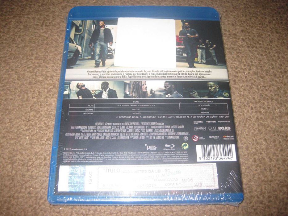 Blu-Ray "Nos Limites da Lei" com Jamie Foxx/Selado!