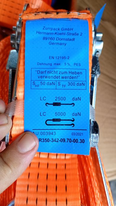 Pasy transportowe niemieckie orginalne