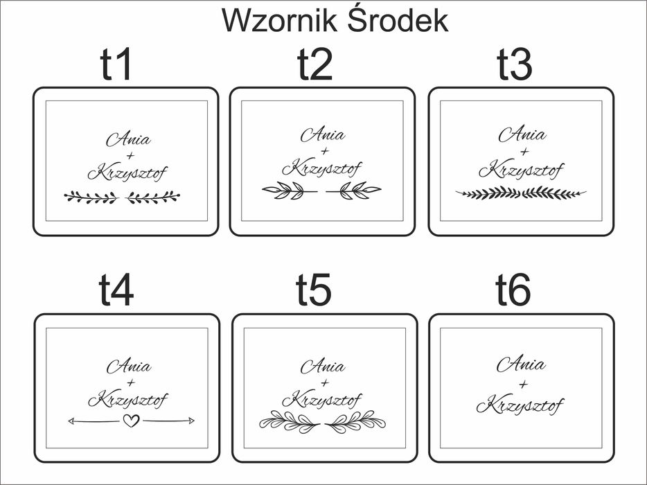 Pudełko na obrączki z przegródkami seria 2024 - Ślub/Wesele