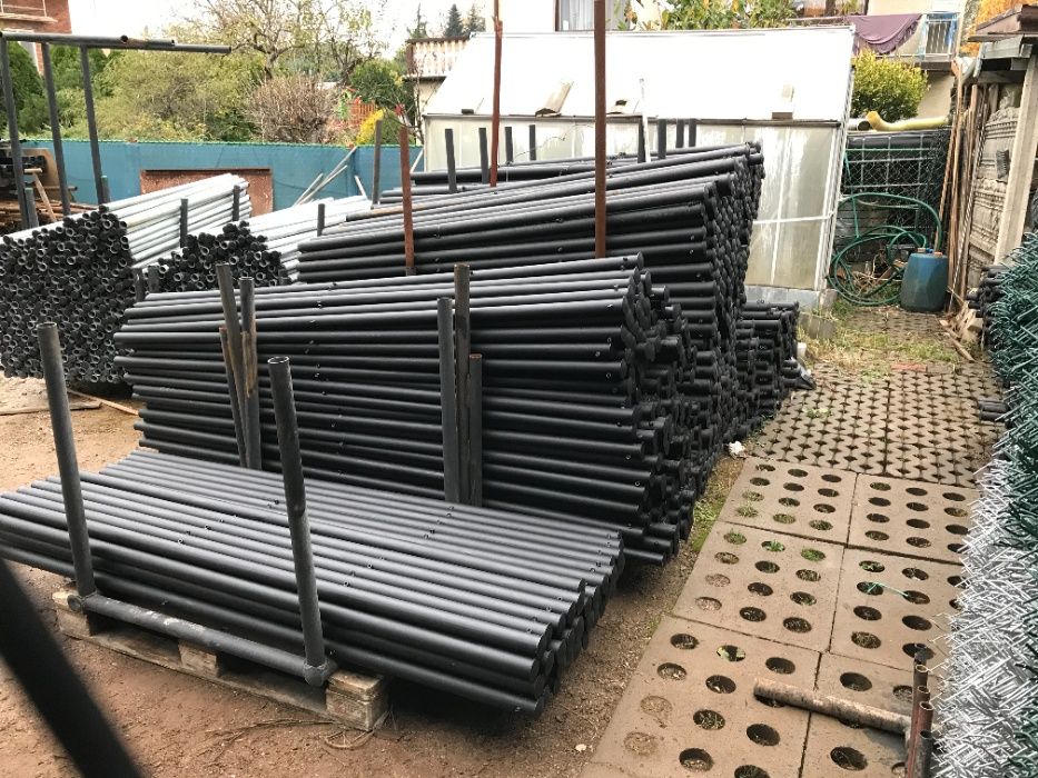 słupki pod siatkę fi 42,4x2mm