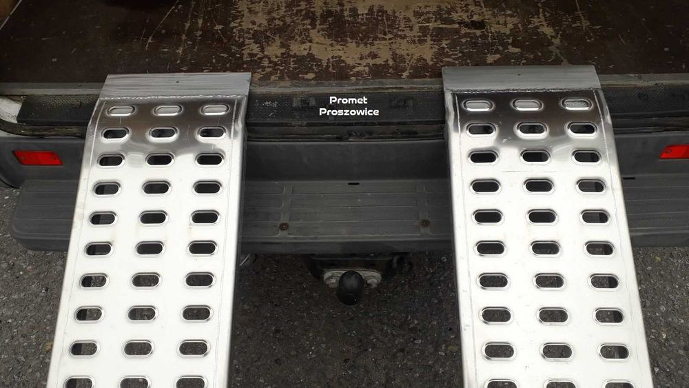 Najazdy Aluminiowe 2m x 32cm LOHR do 700kg/2szt Podjazdy do Przyczepy
