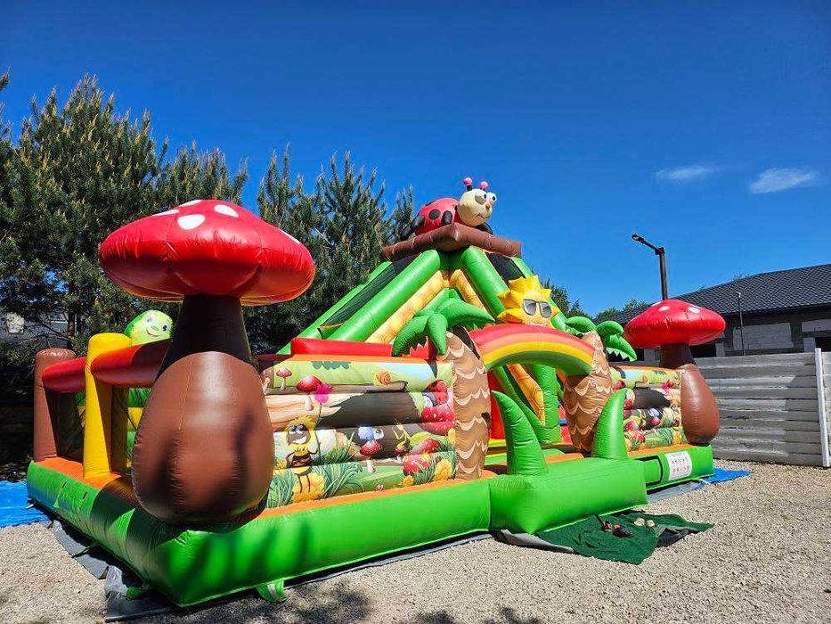 Dmuchany zamek, dmuchana zjeżdżalnia, dmuchaniec na komunię