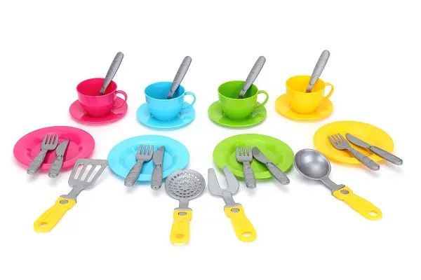 АКЦІЯ! Кухонний набір 9 «ТехноК» 3596 у валізі, плита, посуд, каструля