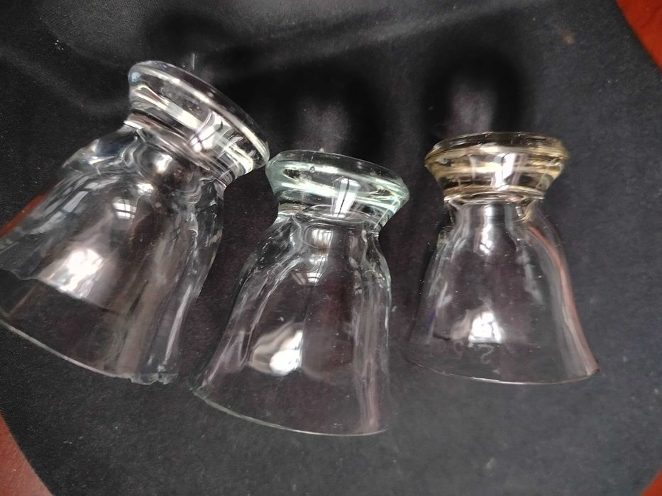 Kieliszki z lat 40 Vintage 3 szt  2,5 cl