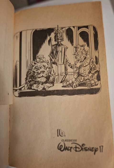 "O Mundo Fantástico de Oz" (1985), Coleção Livros de Bolso Disney, Europa