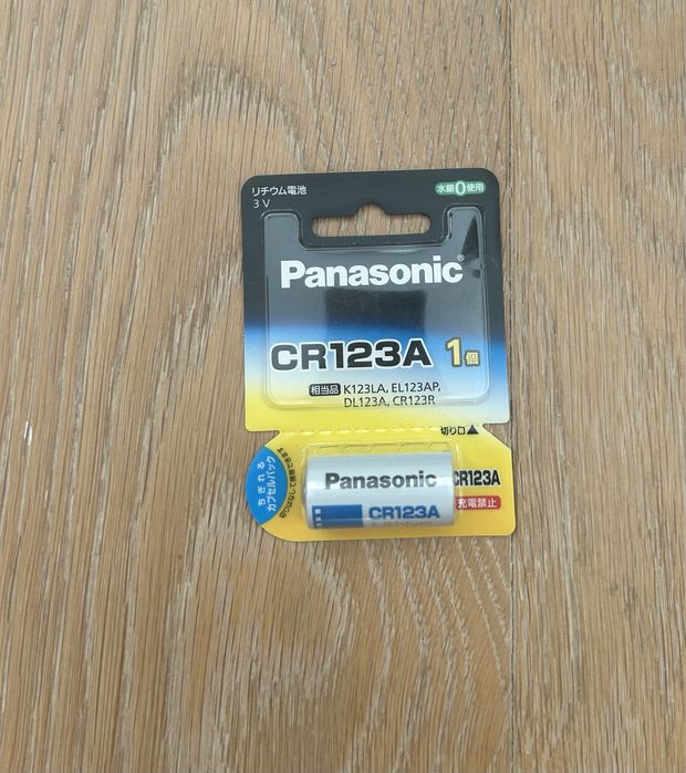 Panasonic CR123A батарея