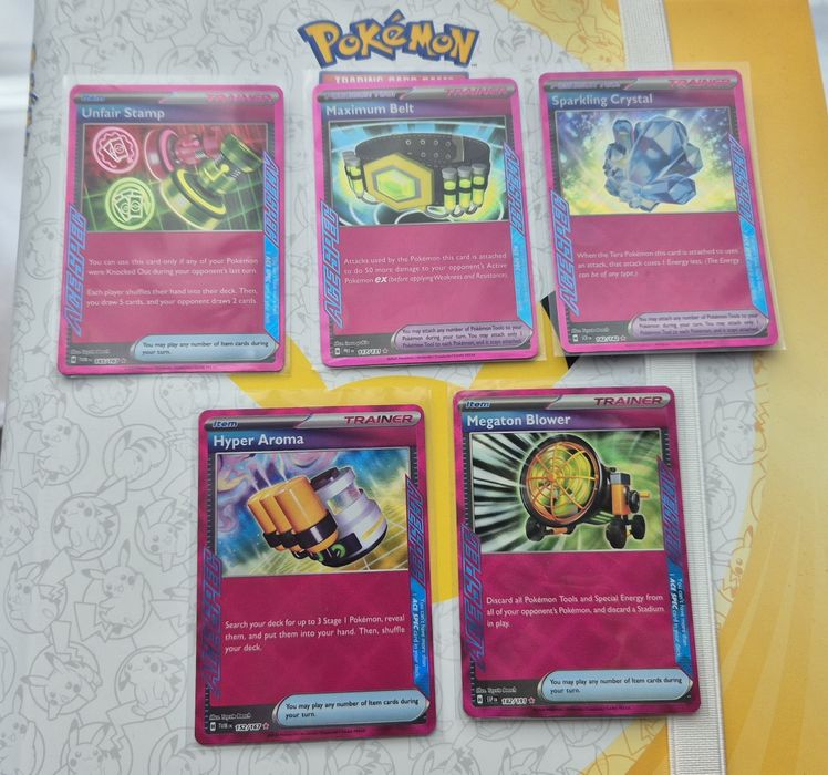 Zestaw 5 kart ACE SPEC karty pokemon tcg