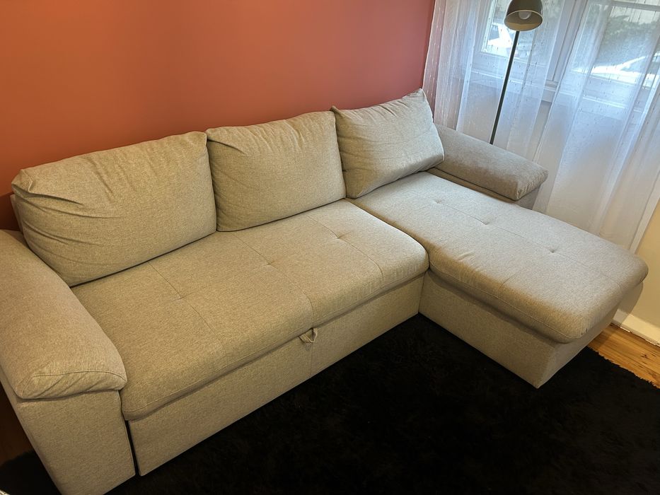 Sofá cama com arrumação conforama  ANTON