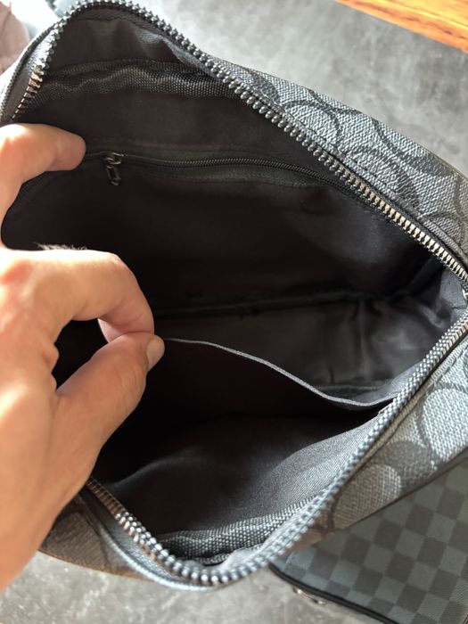 Чоловіча сумка / Мужская сумка Мессенджер Coach crossbody Сумка кожа