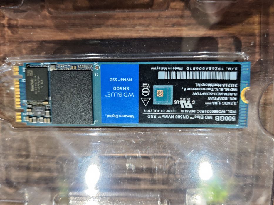 Диск SSD WD Blue SN500 500Gb SSD M2 2280