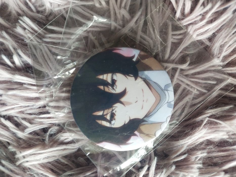 Przypinka pin anime manga osamu dazai bungou stray dogs bezpańscy literaci waneko