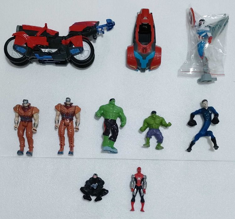 Figuras - Ação - 2 - Dragon Ball - Marvel - DC. Comics - Nintendo - Star Wars