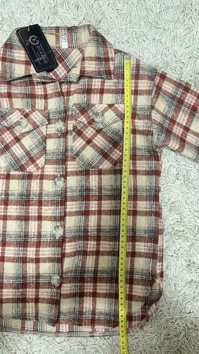 Тепла сорочка для дівчинки, тёплая рубашка