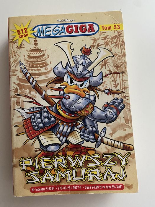 Komiks Mega Giga. Pierwszy samuraj Kaczor Donald