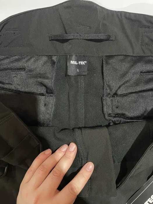 Штани Mil-tec Softshell зимові водонепроникні Black 11360002 - L