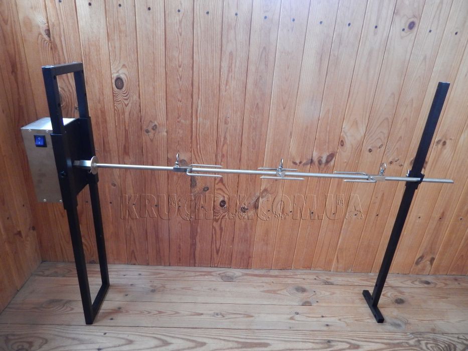 Вертел с электроприводом на мангал - Вертель для гриля барбекю bbq