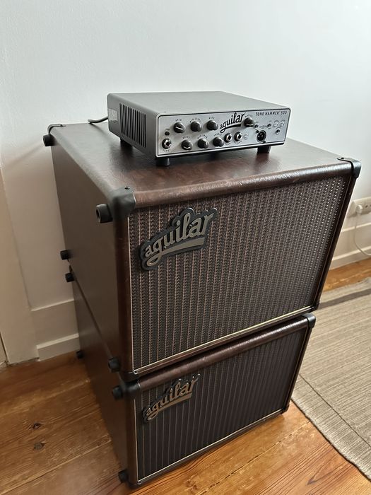 Aguilar Tone Hammer 500 + 2 colunas Aguilar DB112