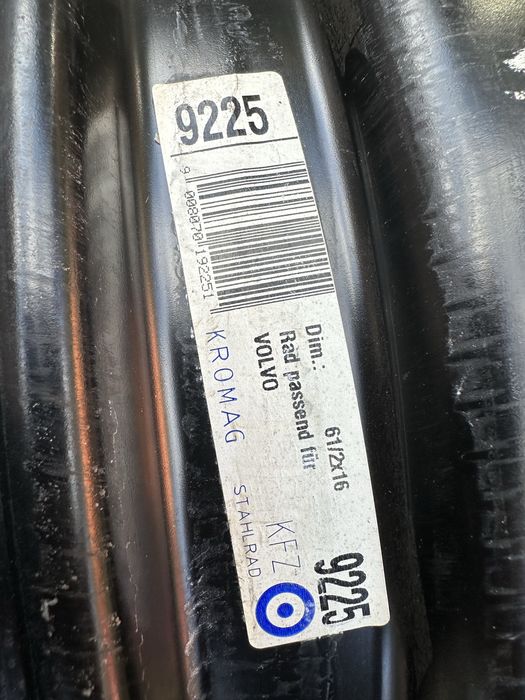 Felgi stalowe 16 cali 5x108 ET52,5 Volvo Ford kołpaki !!