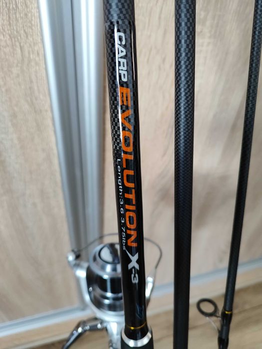 Wędka Carp EVOLUTION X-3 + Kołowrotek KD5000
