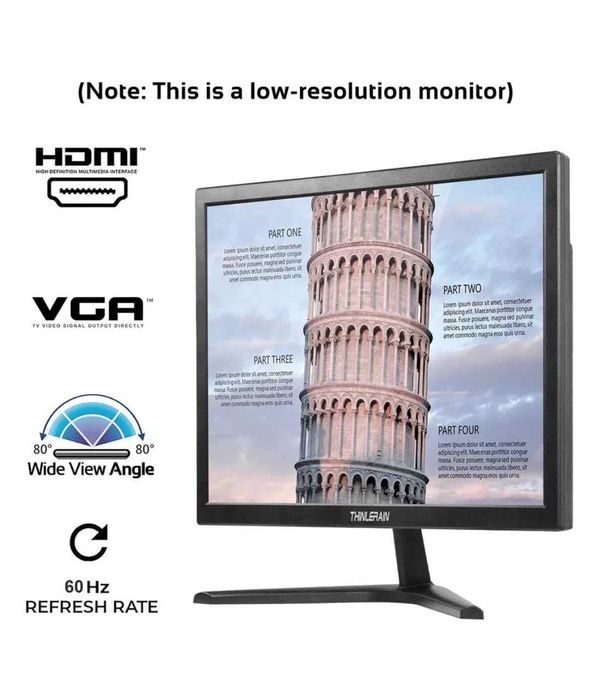 Monitor de 17 polegadas Thinlerain