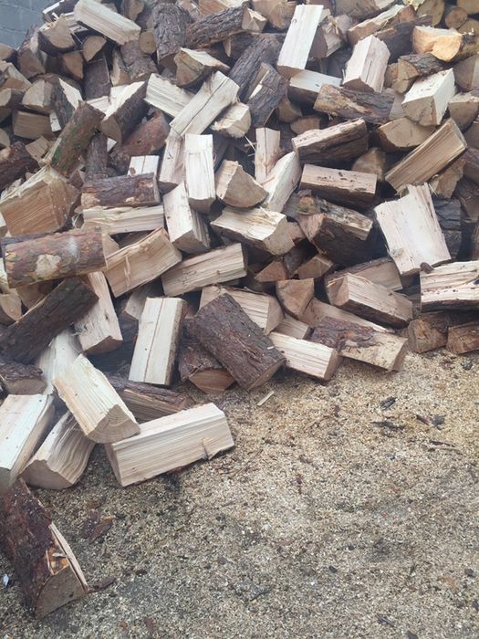 Drewno Drzewo opałowe sosna cięte łupane