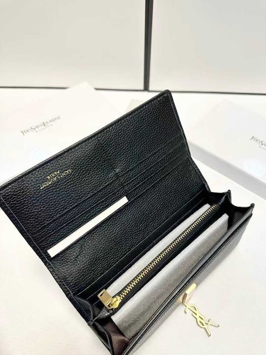 Yves Saint Laurent nowy portfel skóra cielęca