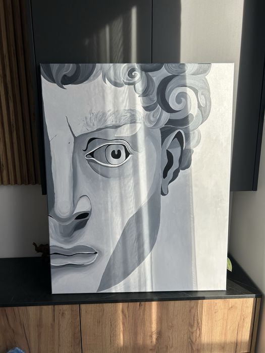 Ręcznie malowany obraz Dawid