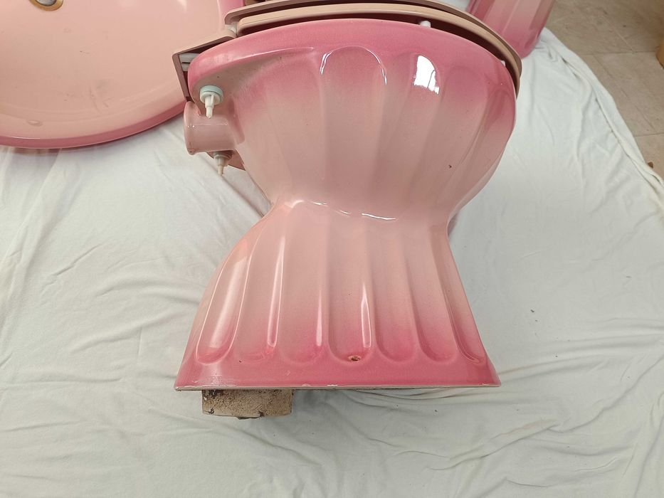 Loiça sanitária completa de WC [Rosa]