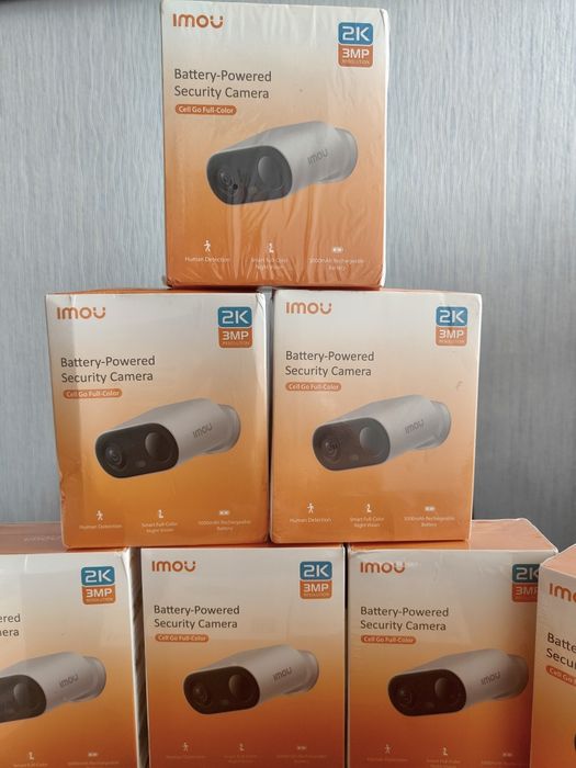 Бездротова соняча,акумуляторна до 120 днів,камера 3МП Wi-Fi  Imou Cell