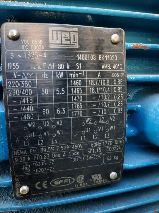 VENDO ventilador extrator industrial trifásico