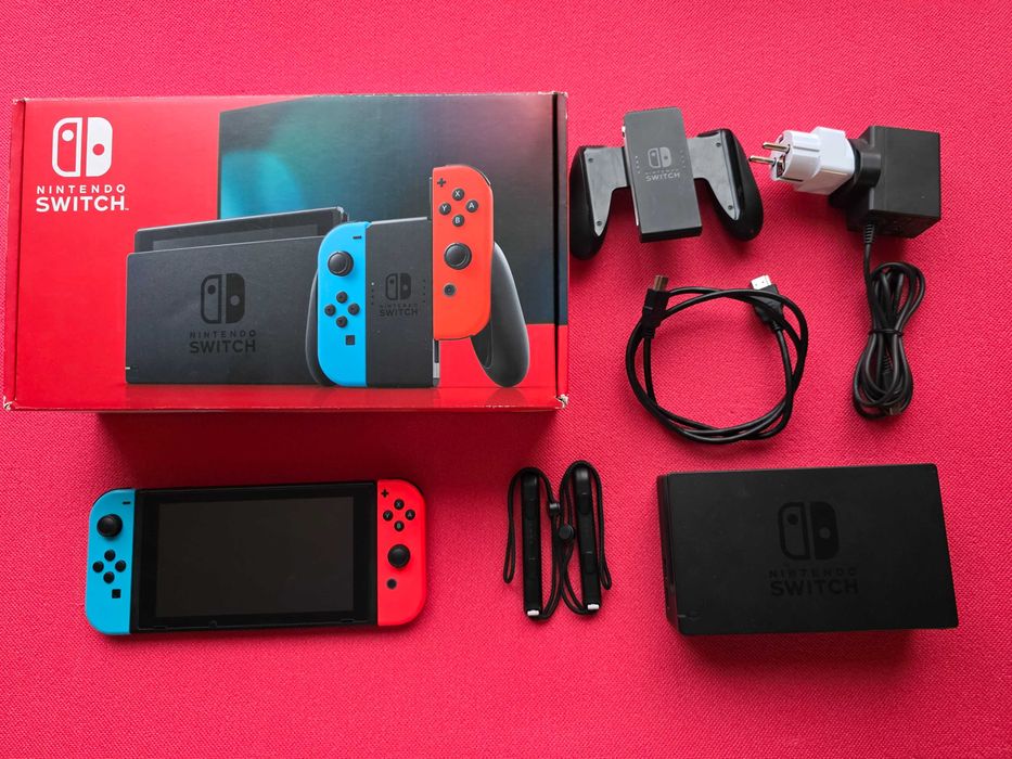 Nintendo switch V2 + iгри, кп 128 гб