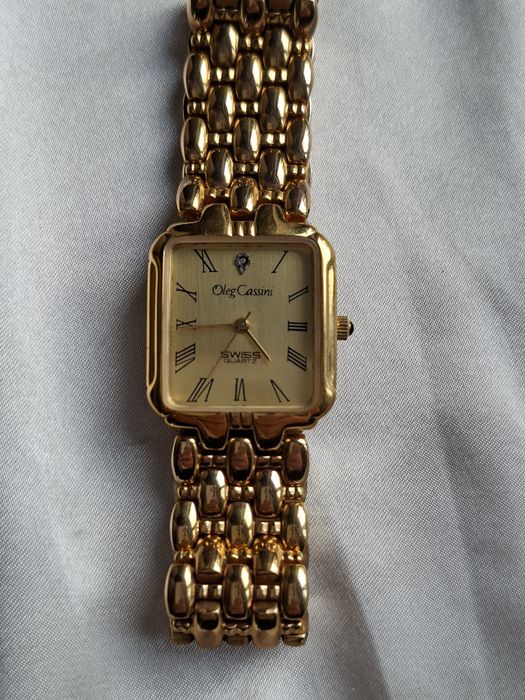 Złoty zegarek Oleg Cassini Swiss Quartz