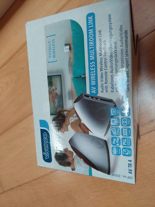 Extensor transmissor video AV e IR sem fios