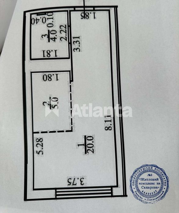 1 комнатная квартира 29м в сданном доме в ЖК Акварель10