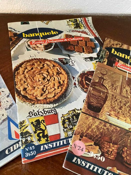 Coleção revistas Banquete, preço por revista, ofereço portes de envio.