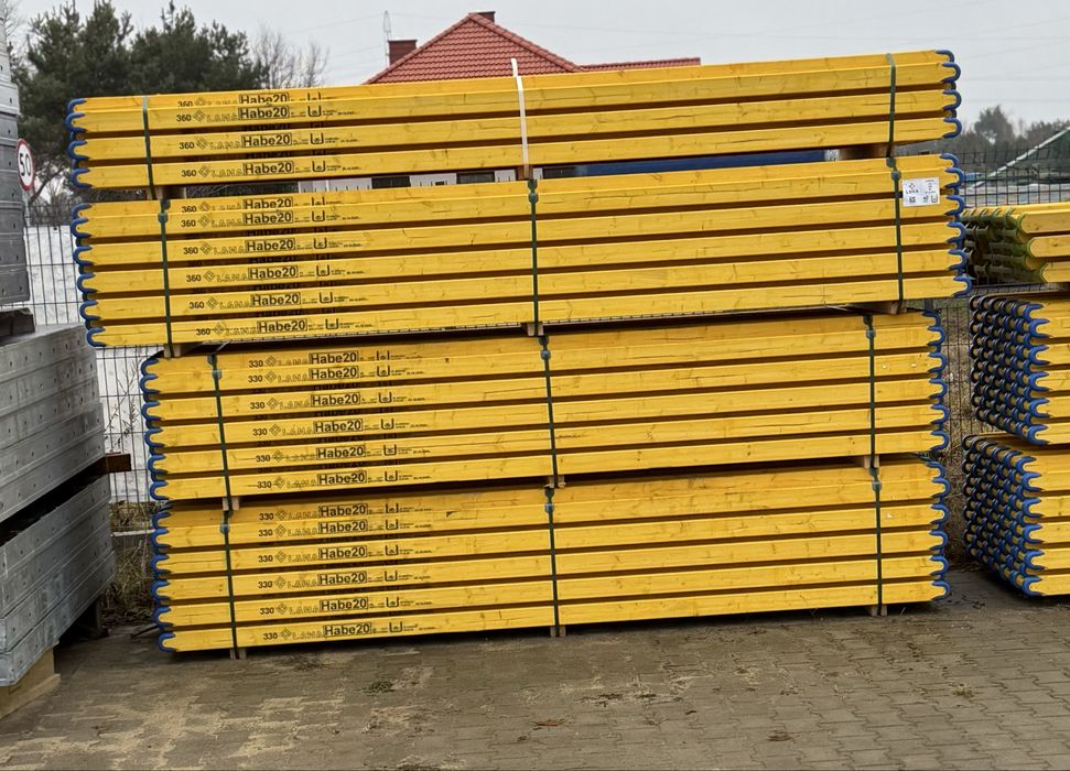 Stemple budowlane metalowe szalunki stropowe strop dźwigary budowlane