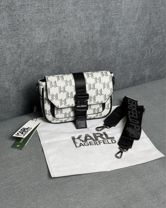 Сумка Karl Lagerfeld/месенджер Karl Lagerfeld/Чоловіча сумка карл/сумка через плече карл Lagerfeld