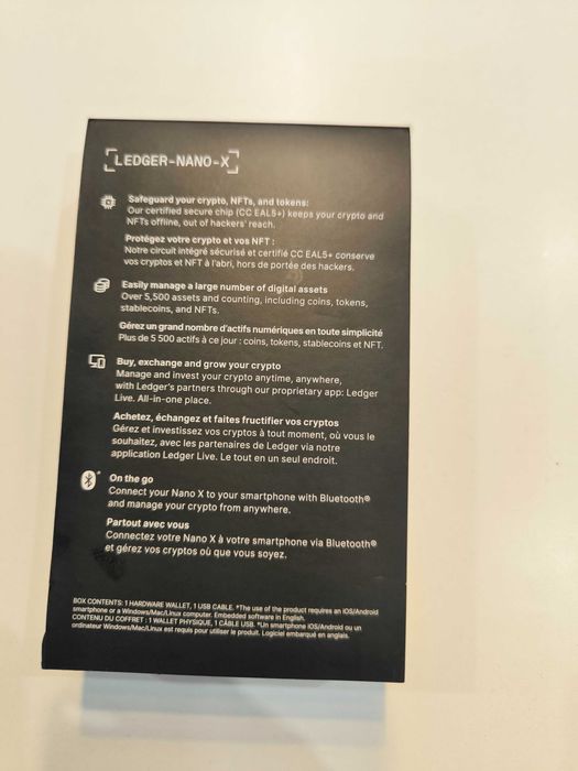 Ledger Nano X – oryginalny portfel kryptowalutowy