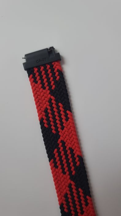 Pasek plecionego materiału 20 mm do zegarka Samsung, Huawei, Amazfit,