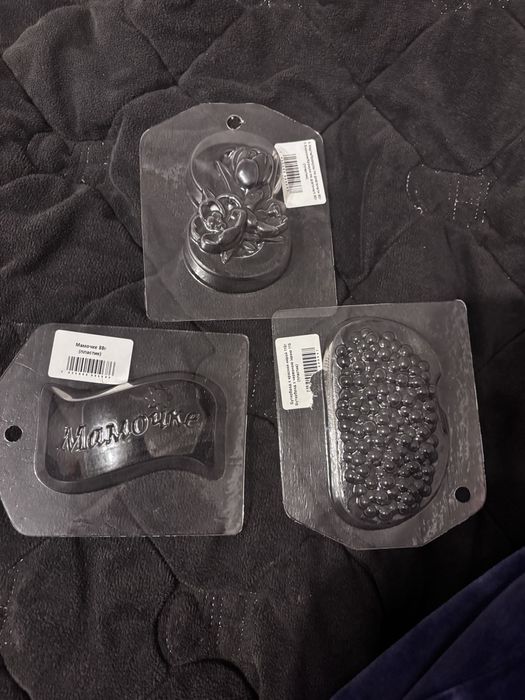 Пластикові формочки для мила або шоколаду