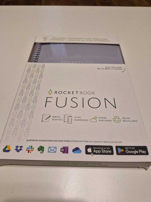 Багаторазовий розумний блокнот Rocketbook Fusion A5 (Новий)