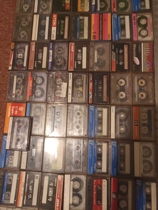 Kasety magnetofonowe 64 szt.